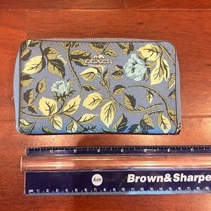 Coach zip around wallet